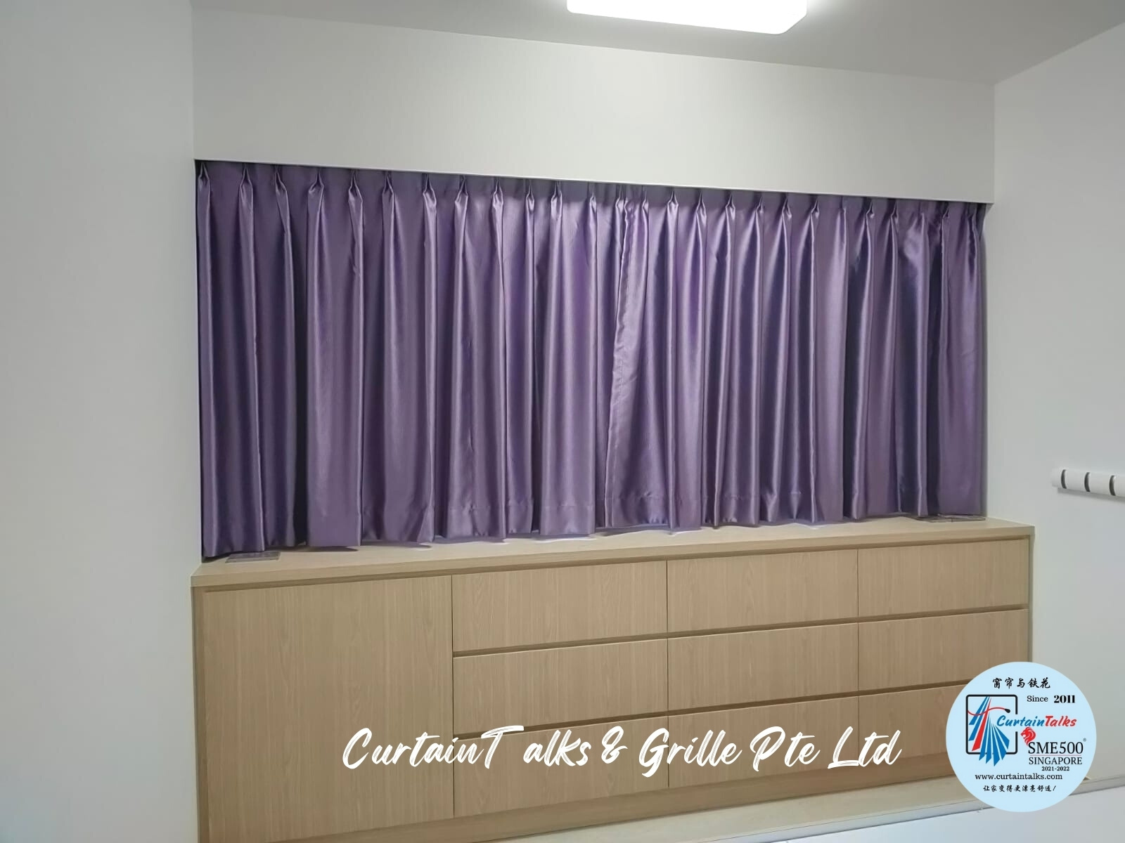 This is a Picture of Half Height curtain at Singapore HDB 107B Bidadari Drive